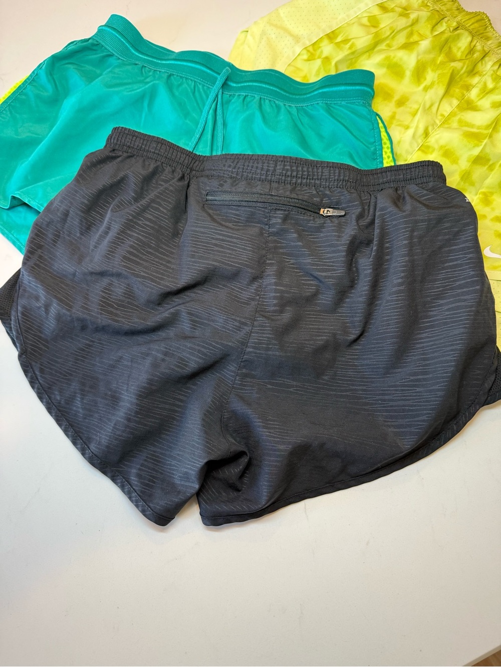 *Bundle of 3* Nike Women's Running Shorts - Black, Teal, Neon Yellow | Sz Small - Picture 4 of 16